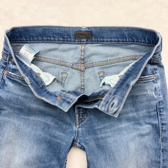 MOTHER Denim Jeans The Dropout Lost And Found Medium Wash Womens Size 26 - Picture 6 of 13